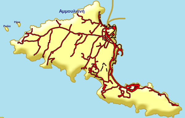 Χάρτης - Αμμουλιανή
