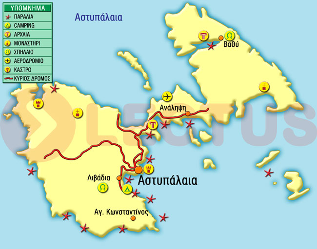 Map - Astypalaia