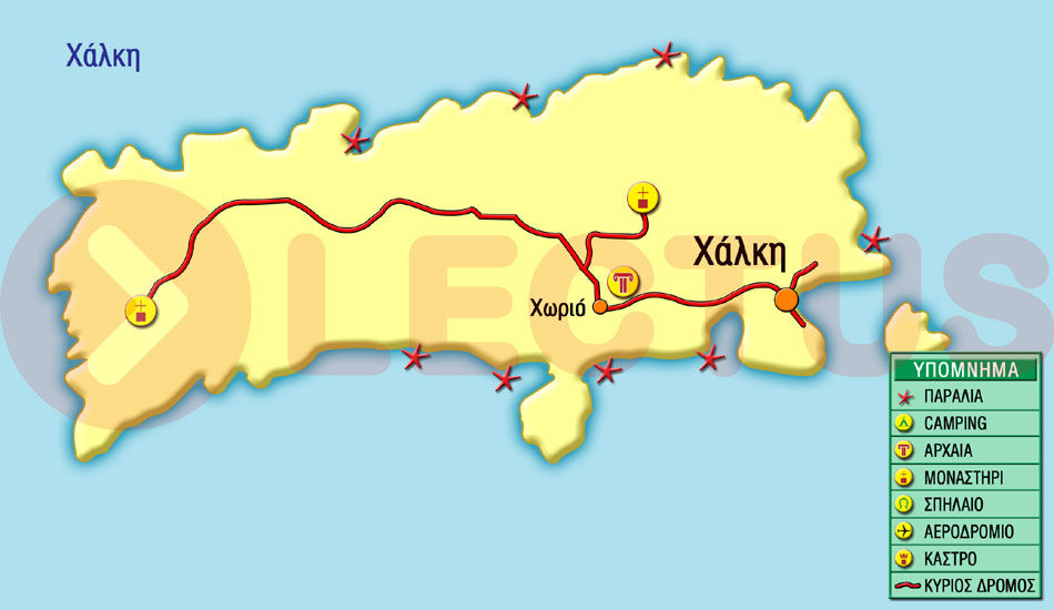 Map - Chalki