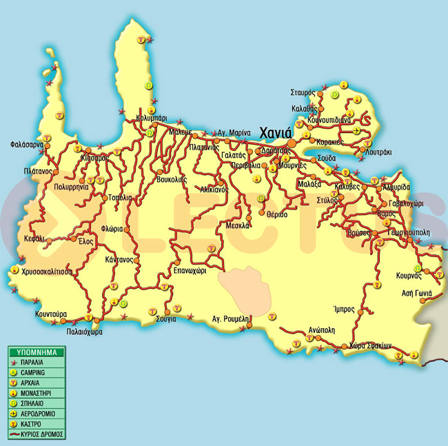 Map - Chania