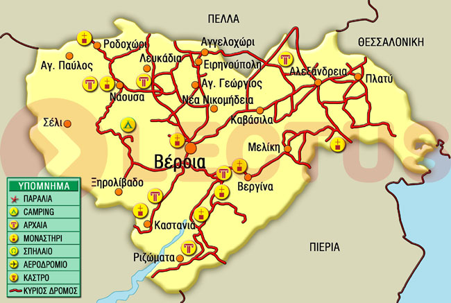 Map - Imathia