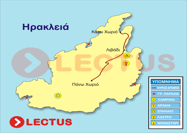 Map - Irakleia