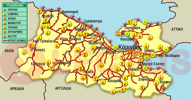 Map - Corinthia