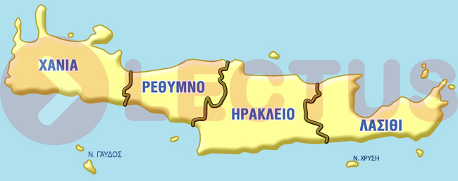 Χάρτης - Κρήτη