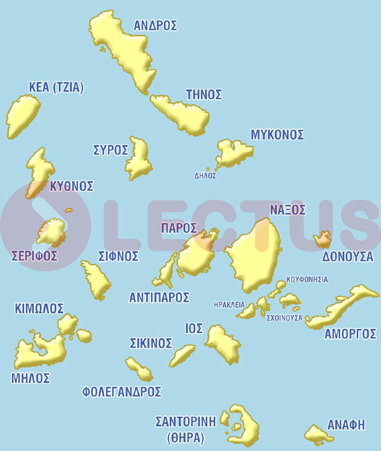 Χάρτης - Μακρόνησος