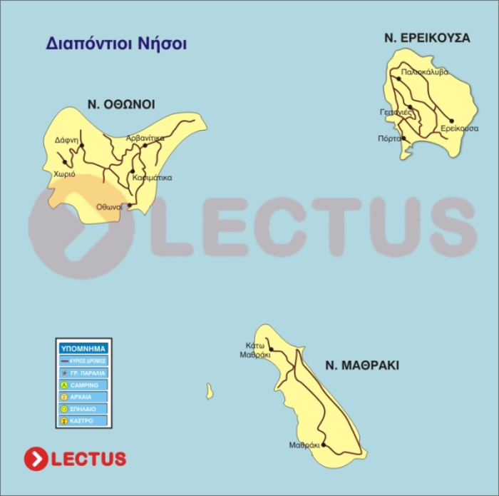 Map - Othonoi
