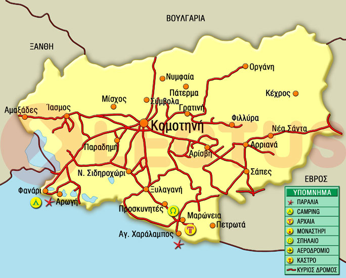 Map - Rhodope
