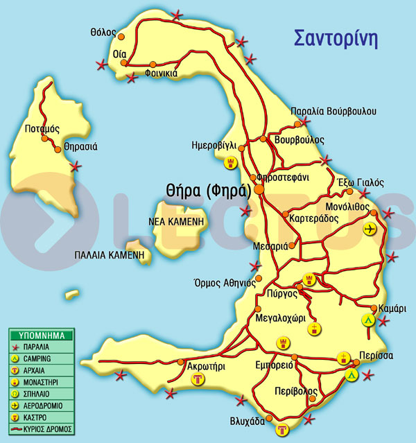 Map - Santorini
