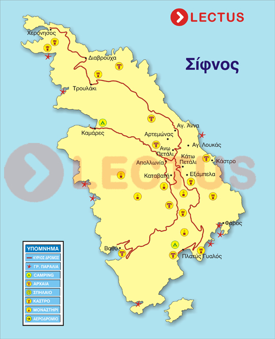 Map - Sifnos